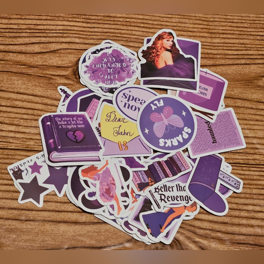 Taylor Swift Eras Tour Travel Jewlery Box Case w Bracelets and Stickers Swiftie - Picture 8 of 9